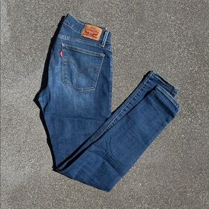 Levi's Dark Blue Slim Denim Jeans